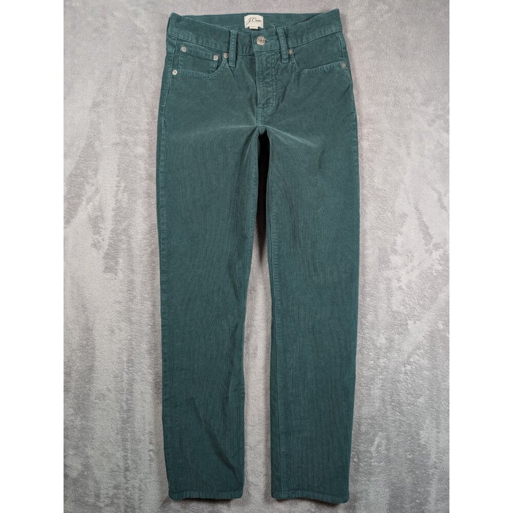 J Crew Vintage Straight Corduroy Jeans Womens Size 24 Waist Heritage Utility